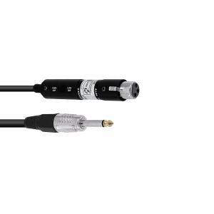 Cablu Omnitronic XLR(F)/Jack 0.3m