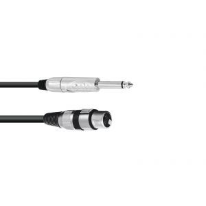 Cablu Omnitronic XLR(F)/Jack mono 10m