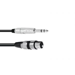 Cablu Omnitronic XLR(F)/Jack stereo 10m