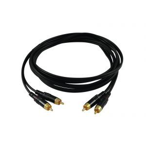 Sommer RCA cable 2x2 10m Black Hicon