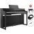Set Pian Digital Roland HP 702 Charcoal Black