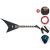 Jackson JS Series Rhoads JS32T Satin Black Set
