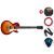 Cort CR 100 Cherry Red Sunburst Set