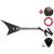 Jackson JS Series Rhoads JS32T Satin Black Set