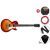 Cort CR 100 Cherry Red Sunburst Set
