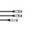 Omnitronic XLR(M)/2xXLR(F) 0.5m Black