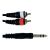 Gewa Basic Line Jack 6.3 Setereo - 2X RCA 3m