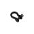 Carabiner Safetex Shackle 8mm Black With Screwbolt