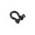 Carabiner Safetex Shackle 13mm Black With Screwbolt
