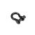 Carabiner Safetex Shackle 19mm Black With Screwbolt