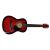 Hora Standard M 4/4 EQ Red Electro-Acoustic Guitar