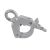 Clema Eurolite TPC-31 Eye Ring Coupler Silver