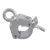 Clema Eurolite TPC-51 Eye Ring Coupler Silver