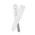 Daddario Basic Classic Leather Guitar Strap White