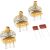 KIt Potentiometru Fender Stratocaster Split Shaft Potentiometer And Capacitor Kit 3-Pack