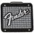 Patch Fender Amp Logo Patch Black And Chrome