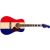 Chitara Electroacustica Fender Buck Owens Kingman Red White And Blue