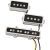 Set Doze Fender Cobalt Chrome P-J Bass Pickup Set