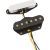 Set Doza Fender Custom Shop 55-56 Whiteguard Telecaster Pickup Set Black And Chrome