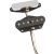 Set Doza Fender Custom Shop Red Hot Telecaster Pickup Set Black And Chrome