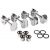Fender Deluxe F Stamp Bass Tuning Machines Chrome