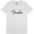 Fender Spaghetti Logo Mens Tee White XXL