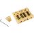 Bridge Assembly Fender HiMass 4-String Bass Bridge Assembly With Brass Saddles Gold