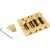 Bridge Assembly Fender HiMass 4-String Bass Bridge Assembly With Zinc Saddles Gold