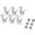 Fender Locking Stratocaster/Telecaster Machine Heads All Short Post Chrome