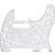 Pickguard Fender 8-Hole Mount Multi-Ply Telecaster Pickguards White Moto