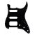 Pickguard Fender Pickguard Stratocaster H/S/S 11-Hole Mount 3-Screw Mount HB 3-Ply Black