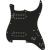 Pre-Wired Pickguard Fender Pre-Wired Strat Pickguard Quadra Tap HH Black