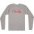 Fender Spaghetti Logo L-S T-Shirt Heather Gray XXL