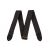 Curea Chitara Fender Cotton/Leather Strap-Black