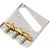 Accesoriu Fender 3-Saddle Top-Load String-Through Tele Bridge With Compensated Brass Bullet Saddles Chrome