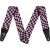 Curea Chitara Fender Wavy Checkerboard Polyester Strap Pink