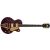 Gretsch Guitars Broadkaster Jr. LX Center Block With String-Thru Bigsby Gold Hardware Blackberry