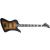 Jackson JS Series Kelly Bird Bass IV JS2 Amaranth Fingerboard Tobacco Burst