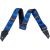 Jackson Strap With Double V Pattern Black And Blue