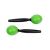 Maracas Nino Percussion Molded ABS Maracas Grass Green