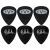 EVH Signature Picks Black-White .60 mm 6 Count