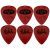 Pana Chitara EVH Signature Picks Red-Black .60 Mm 6 Count
