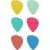 Pana Chitara Fender Offset Picks Multi-Color