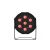 Proiector Led Par Fractal Lights PAR LED 7x10W