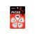 Set Pene Chitară Daddario 1CWH4-10JS Joe Satriani White Medium