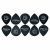 Set Pene Chitară Daddario 3DBK7-10 Black Ice Extra Heavy