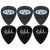 EVH Signature Picks Black/White .73 mm