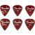 Set Pene Fender Aero Acrylic Picks 1.5mm