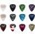 Fender Dotted Celluloid Picks 351 Shape - 12 Pack Multi-Color Heavy