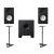 Set Monitor Yamaha HS5 / HS8S Black